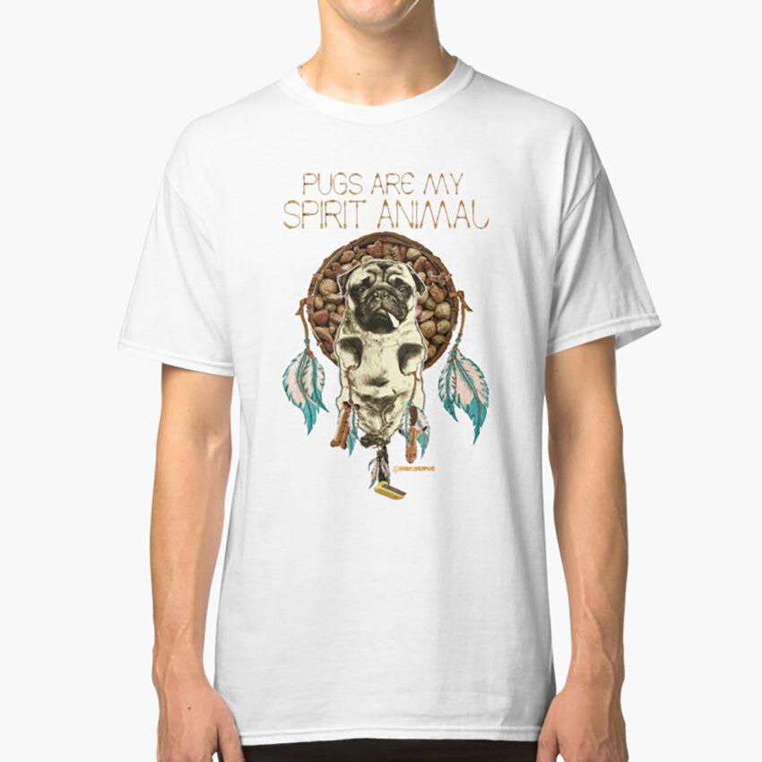 Mops T-shirt - Mopsar är mitt andedjur