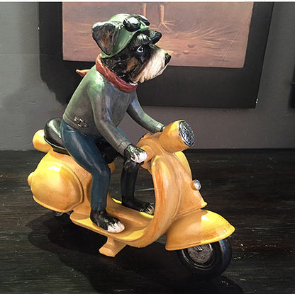 Fralla Rider – stilren figur på scooter (finns i 3 hundraser)