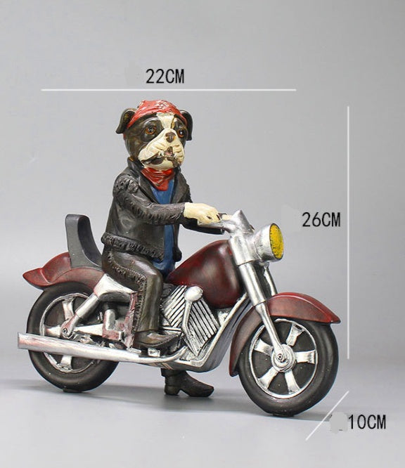 Fralla Rider – stilren figur på scooter (finns i 3 hundraser)