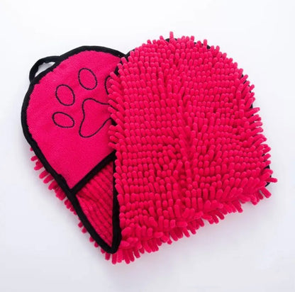 Snabbtorkande hundhandduk – mjuk & absorberande med smarta handfack