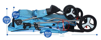 Pet Buggy – Lätt ihopfällbar hundvagn för resa och promenad