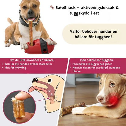 SafeSnack – aktiveringsleksak & tuggskydd i ett