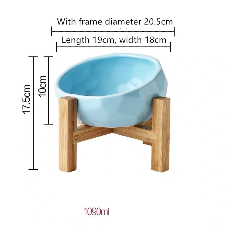 Upphöjd matskål – extra skonsam för trubbnosar