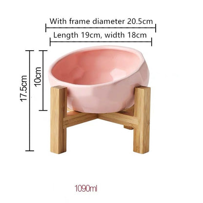 Upphöjd matskål – extra skonsam för trubbnosar